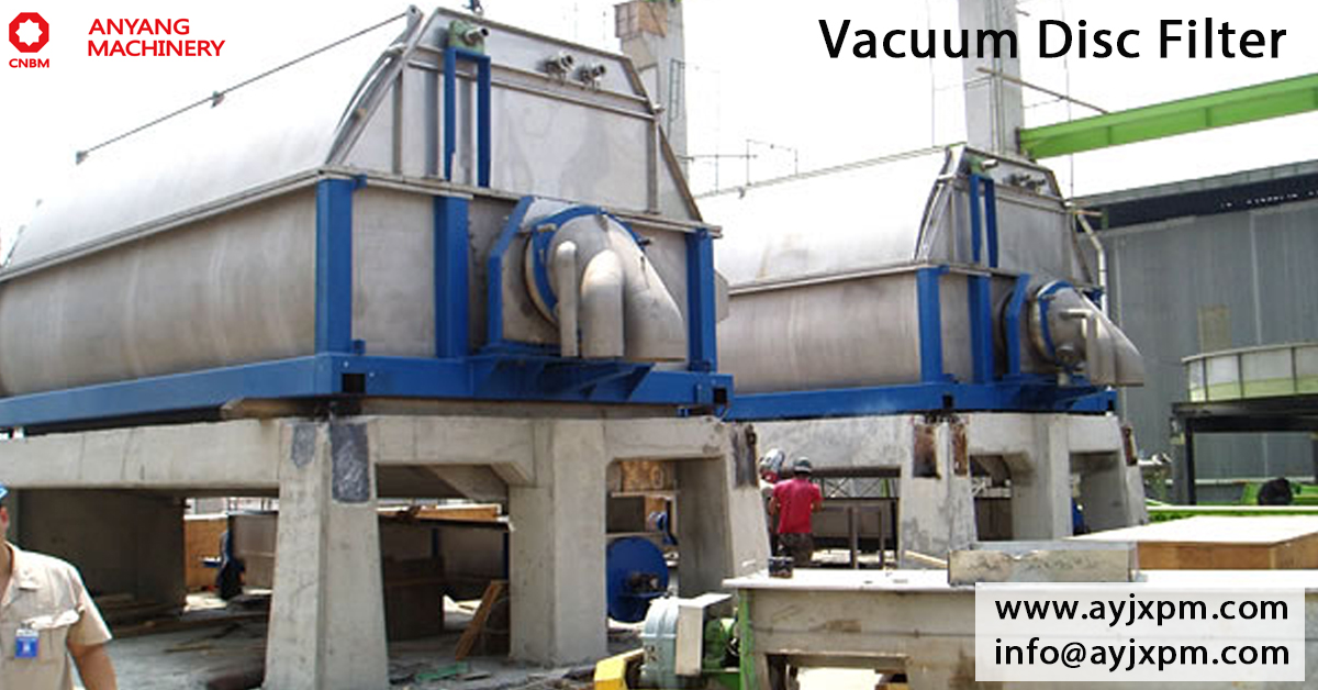 White Water Recovery And Pulp  Concentration Machine– Disc vacuum filter Introduction